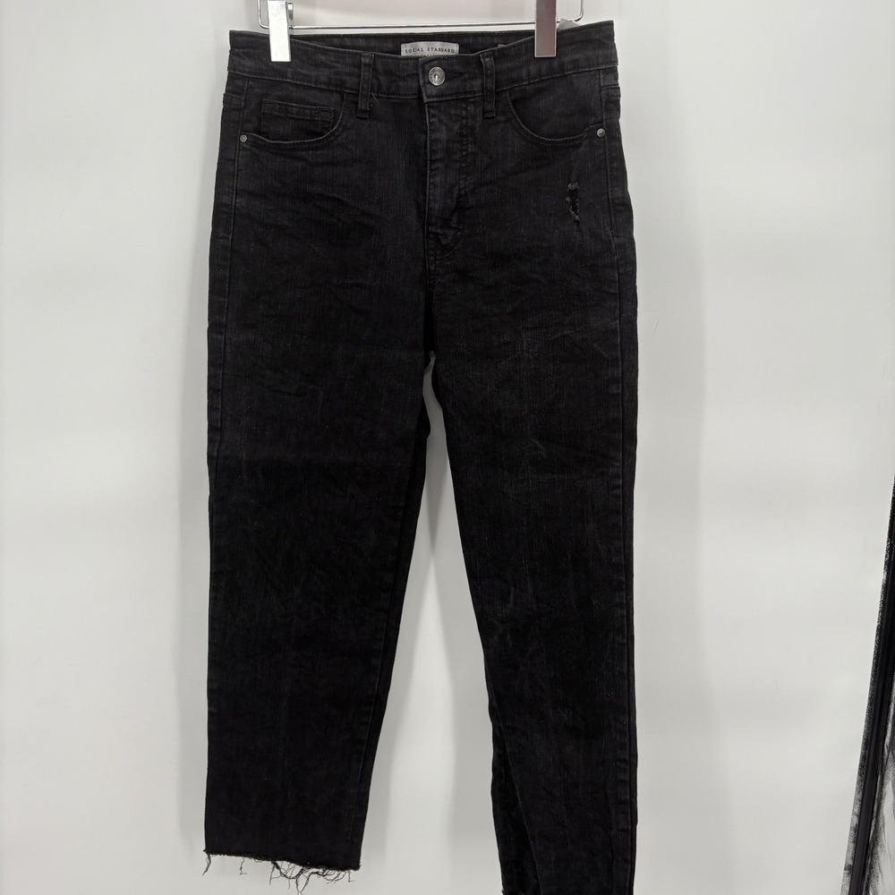 Social Standard by Sanctuary Women's High Rise Crop Straight Jeans Size 6 #28E